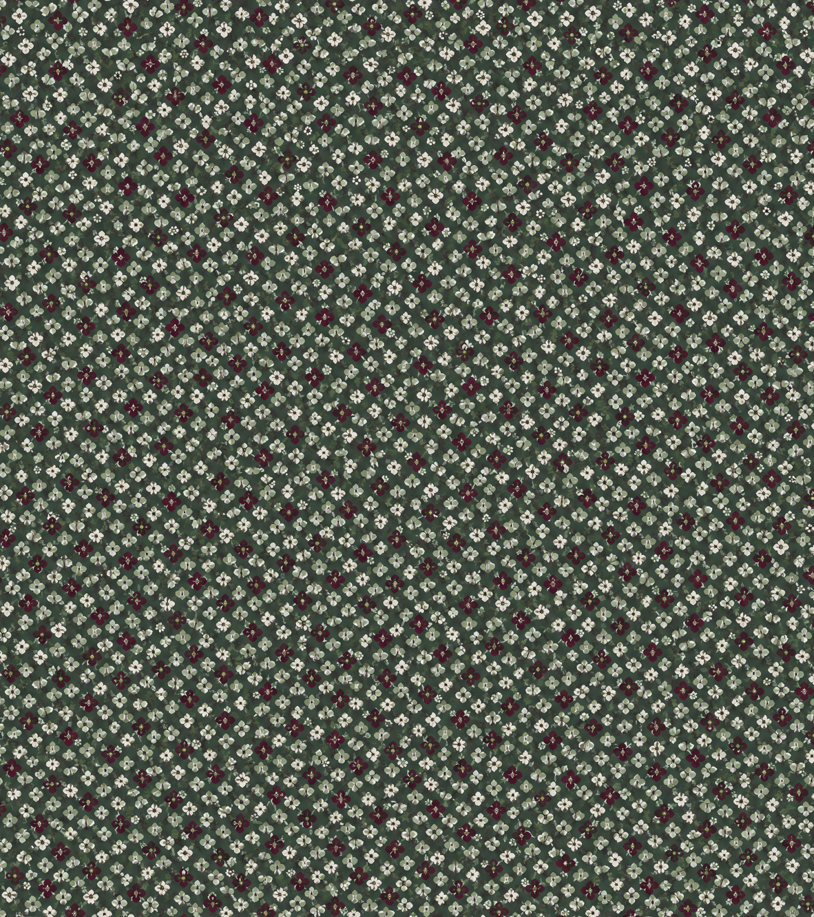 Green Botanic Geo print design