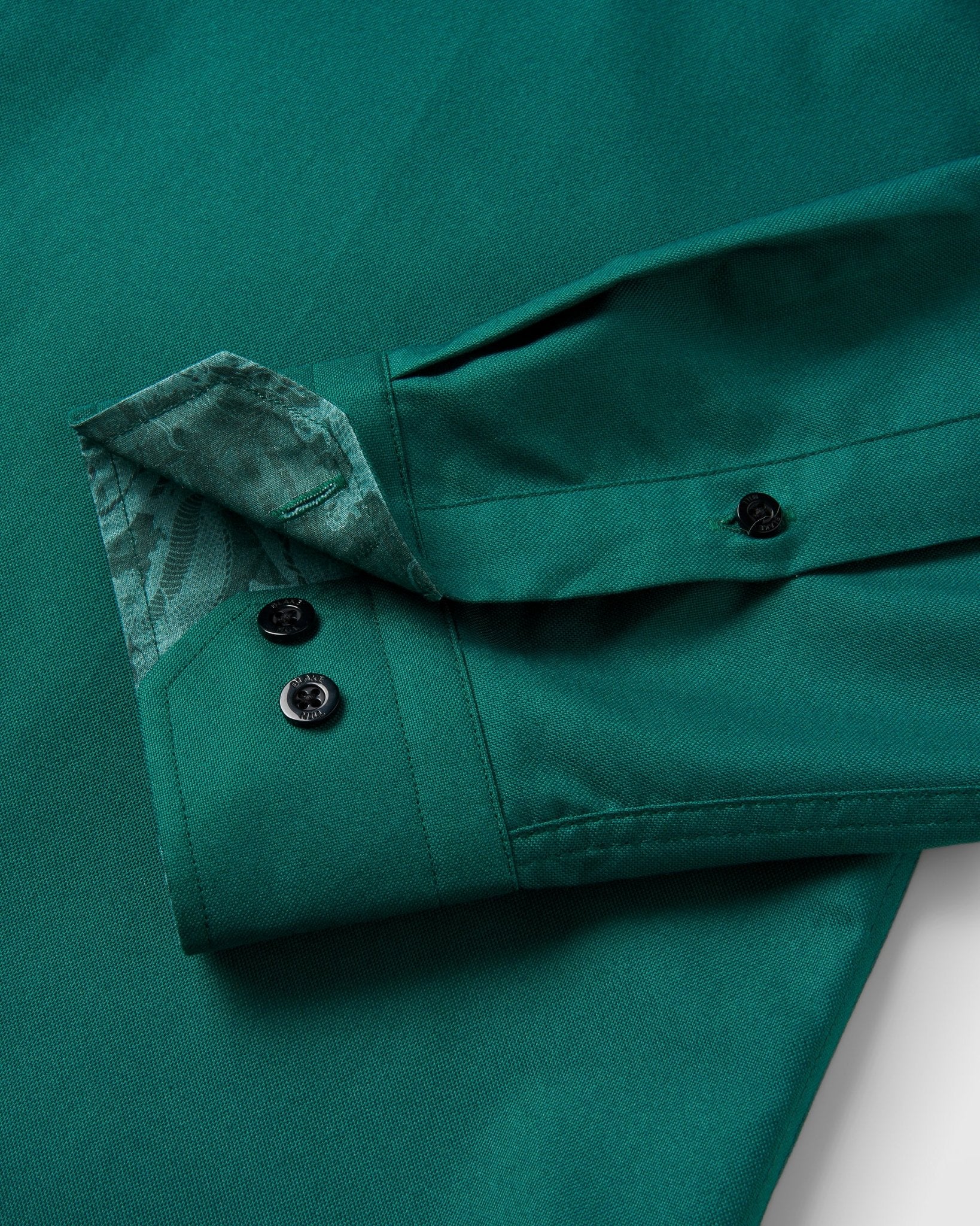 Green Oxford with China Town Accents Button - Down Shirt - Blake Mill