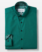Green Oxford with China Town Accents Button - Down Shirt - Blake Mill