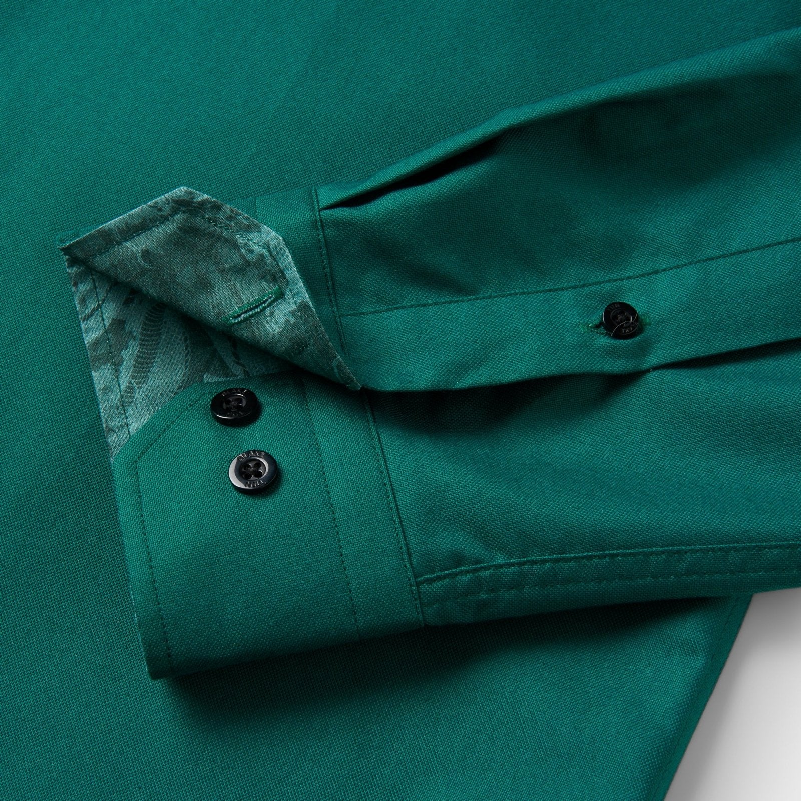 Green Oxford with China Town Accents Button - Down Shirt - Blake Mill