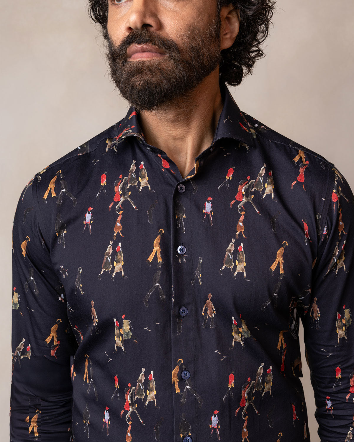 Lowry: Going to Work Shirt (Navy)