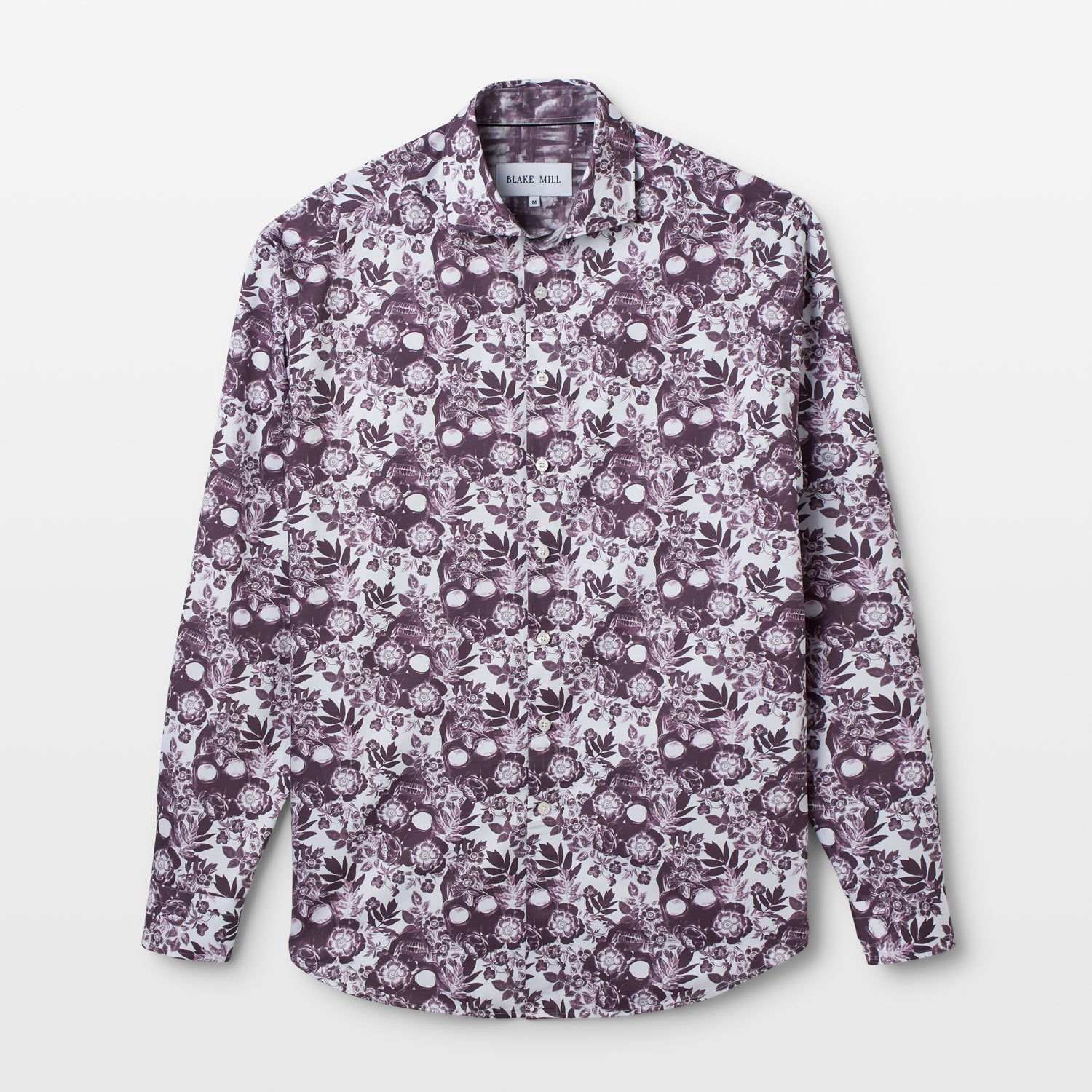 Plum Skulls 'n Roses Shirt