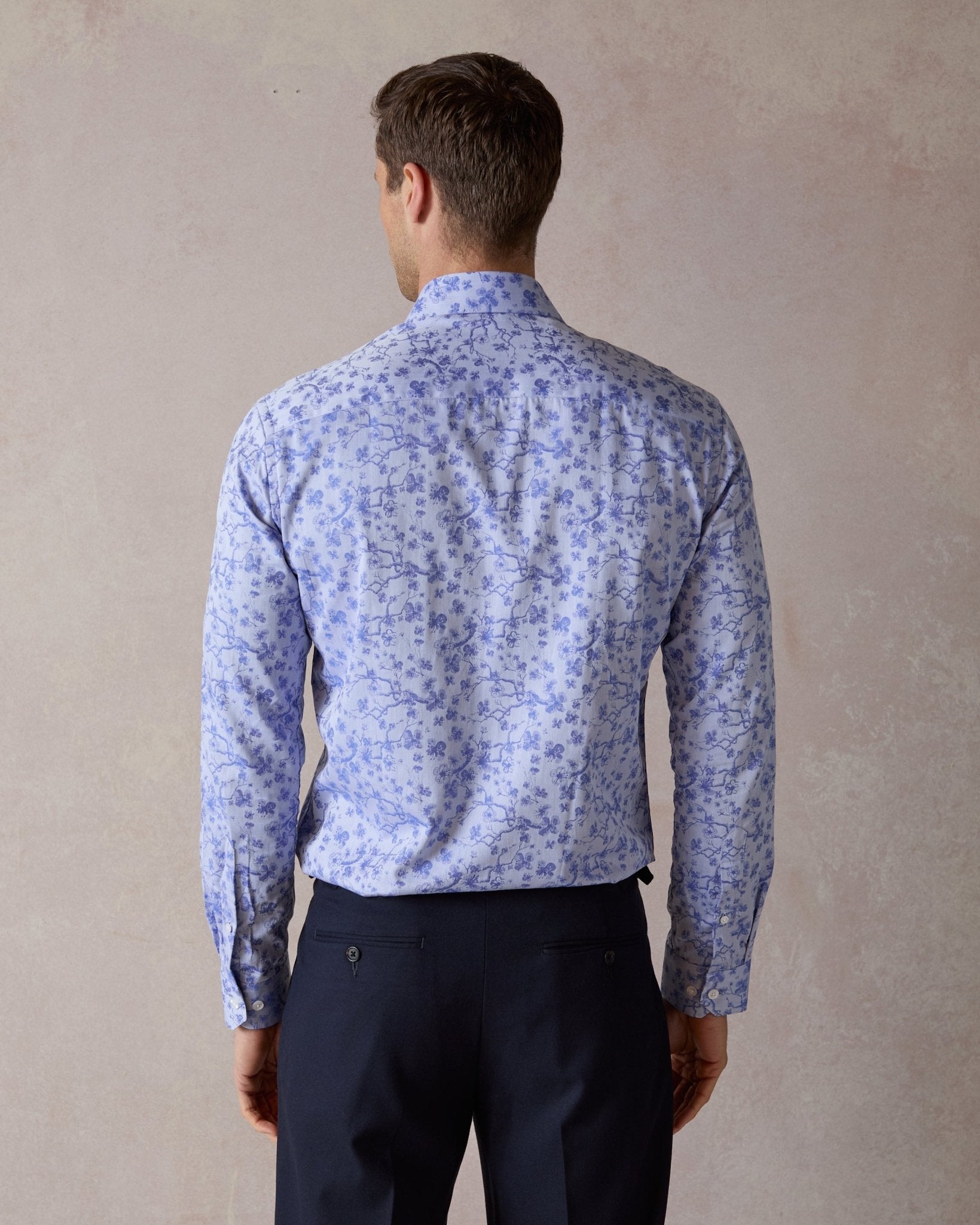 Jacquard Sakura Tree Shirt - Blake Mill