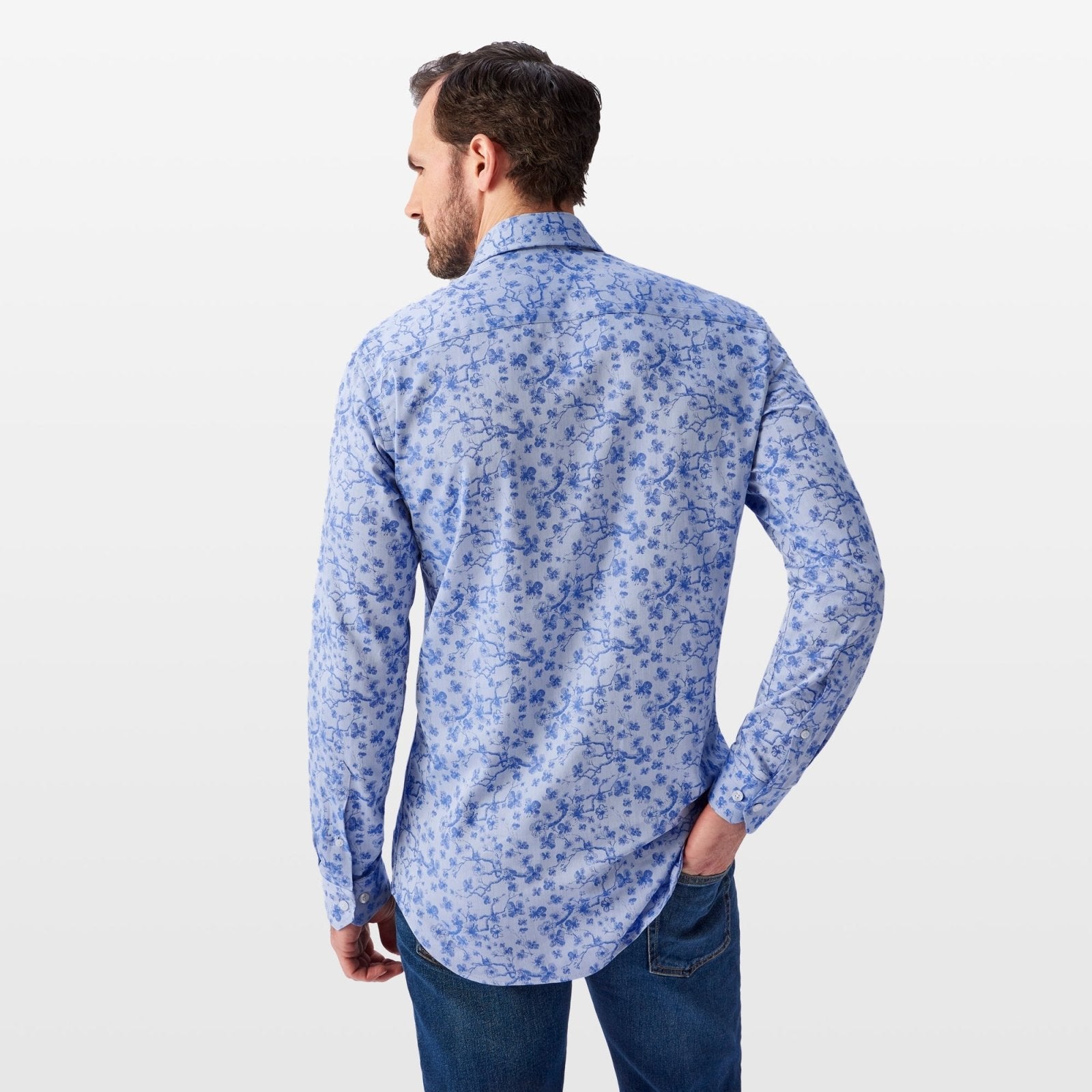 Jacquard Sakura Tree Shirt - Blake Mill