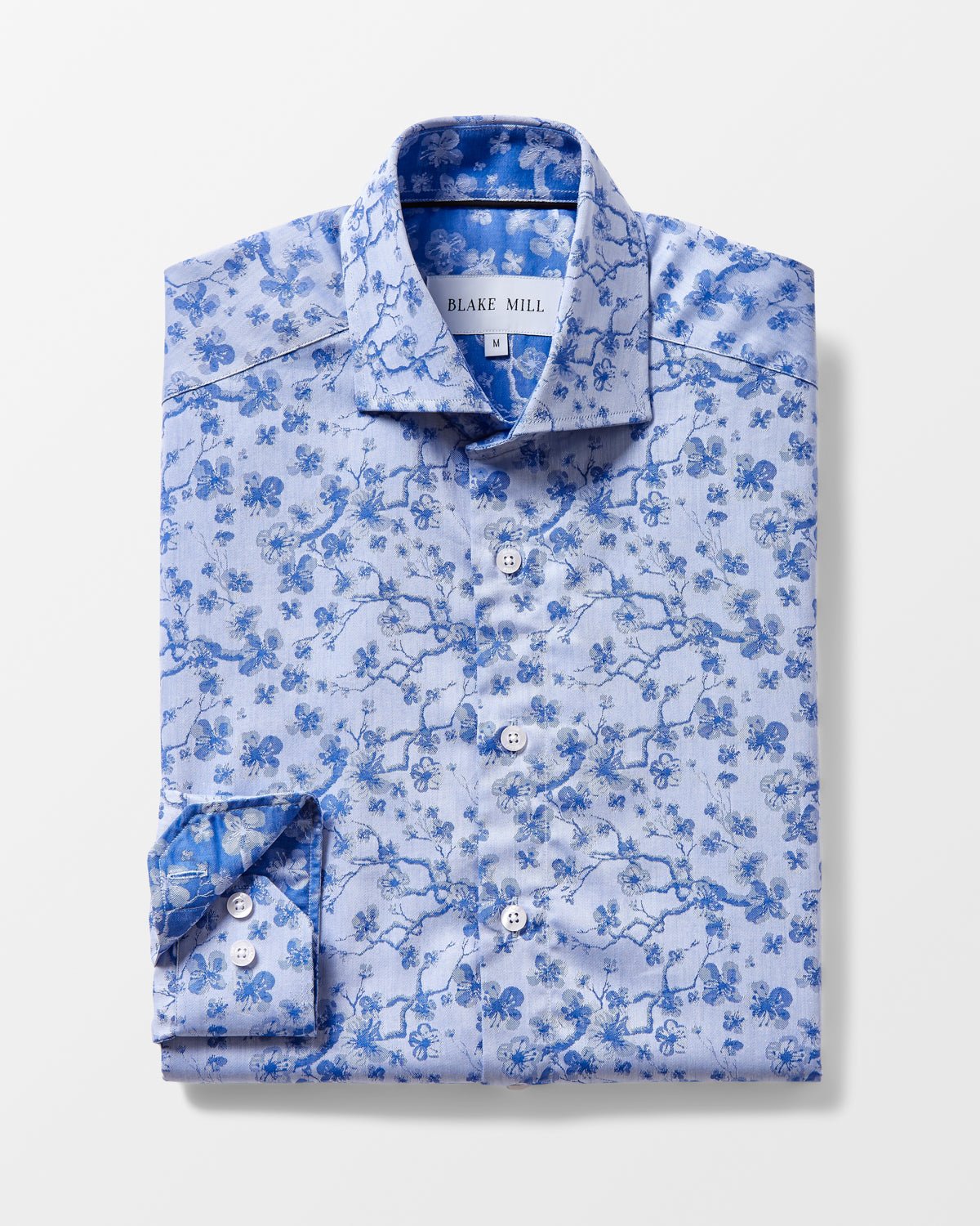 Jacquard Sakura Tree Shirt - Blake Mill