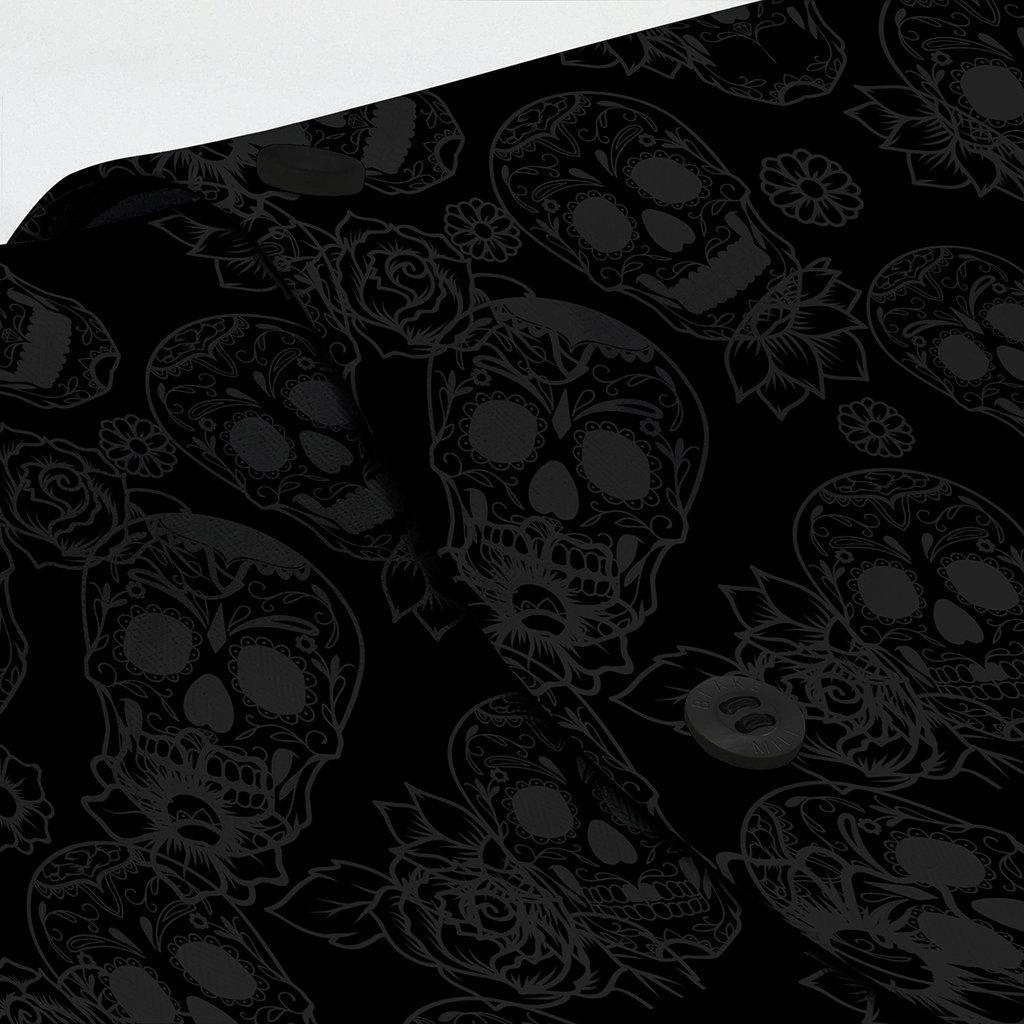 Jacquard Skulls Black Shirt - Blake Mill