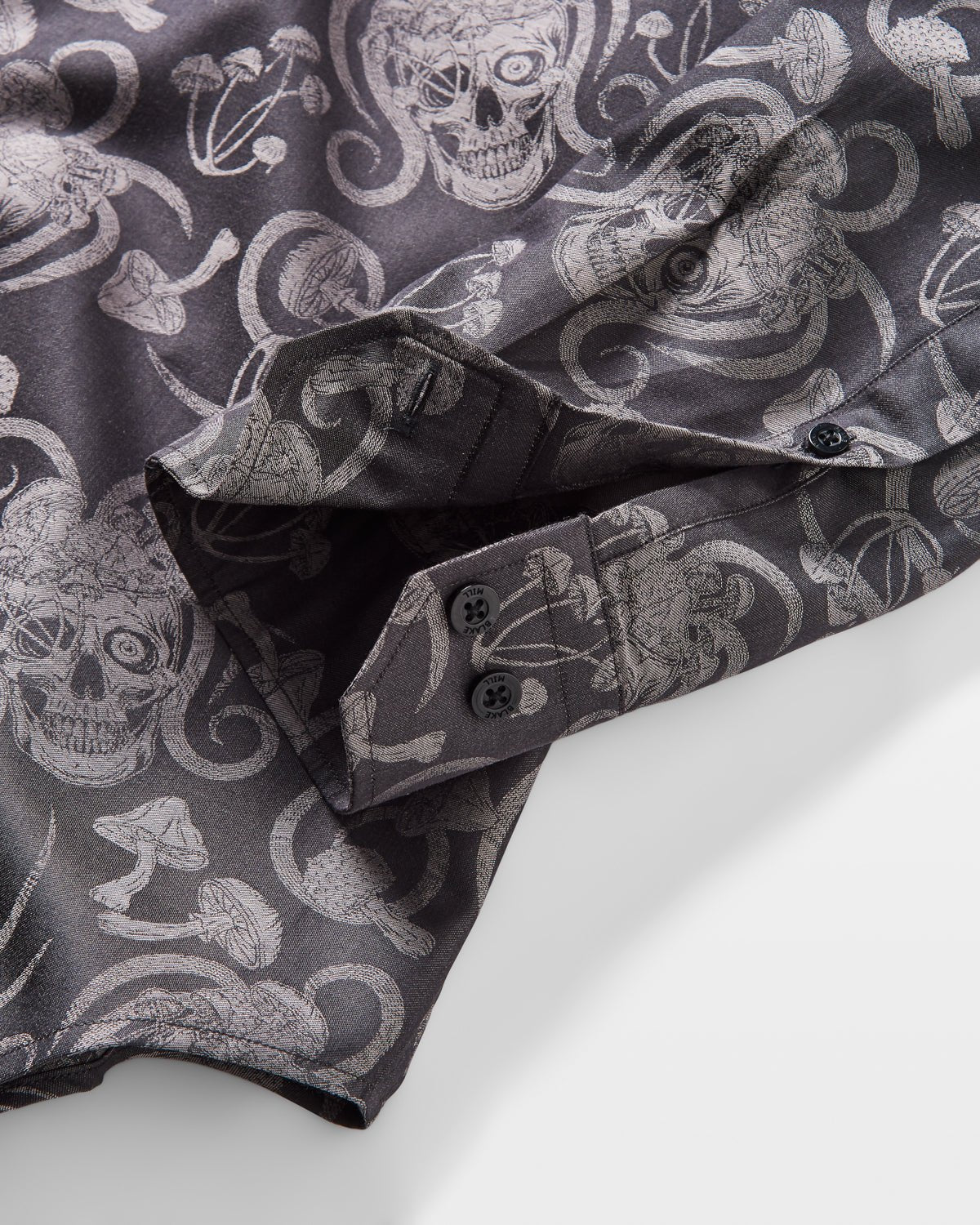 Jacquard Stoned Skulls Shirt - Blake Mill