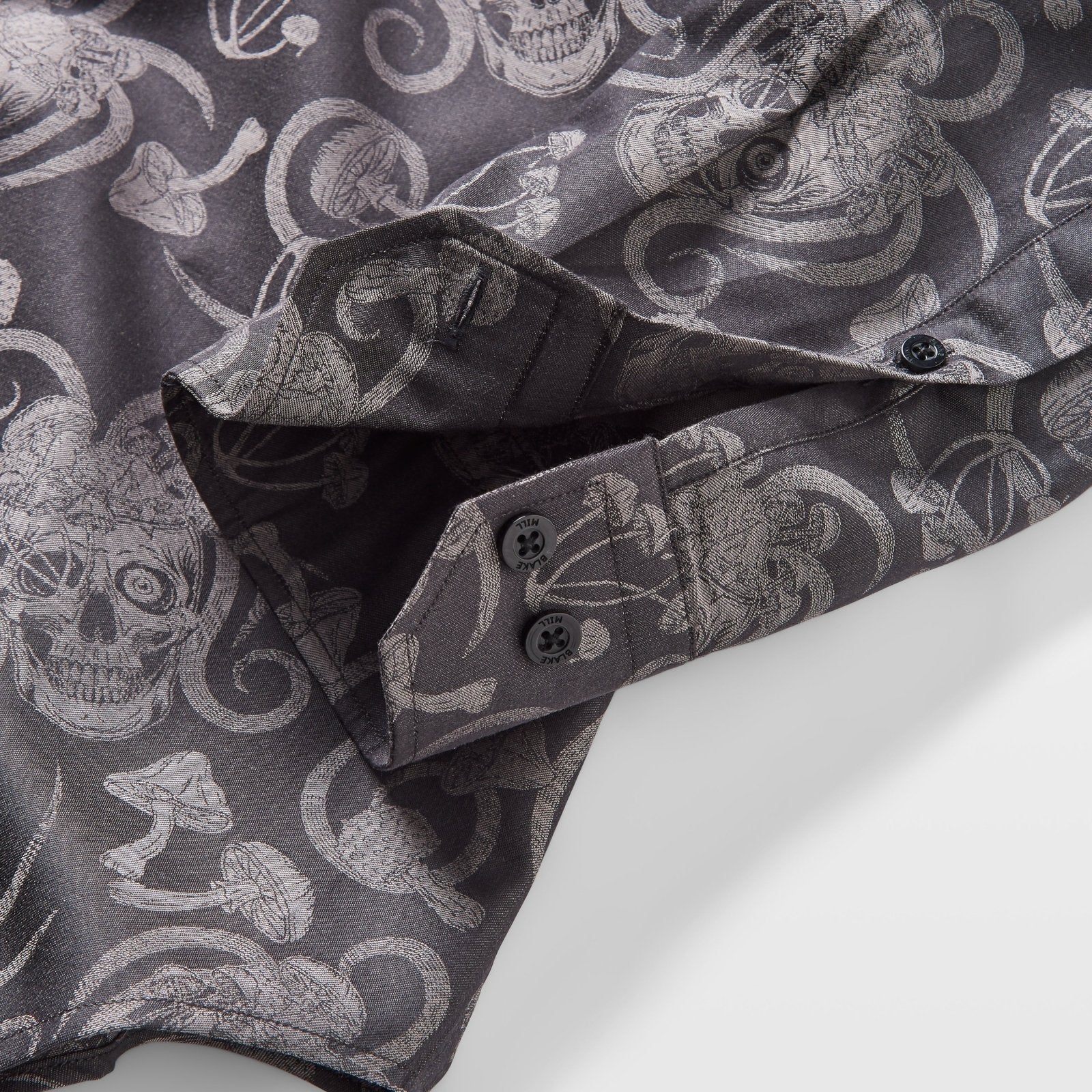 Jacquard Stoned Skulls Shirt - Blake Mill