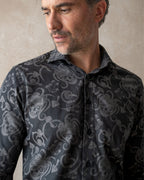 Jacquard Stoned Skulls Shirt - Blake Mill