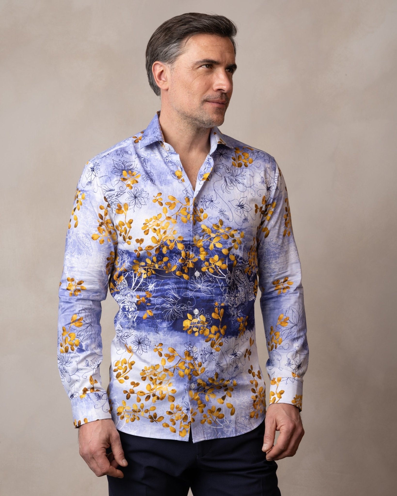 Japanese Flowers Shirt - Blake Mill