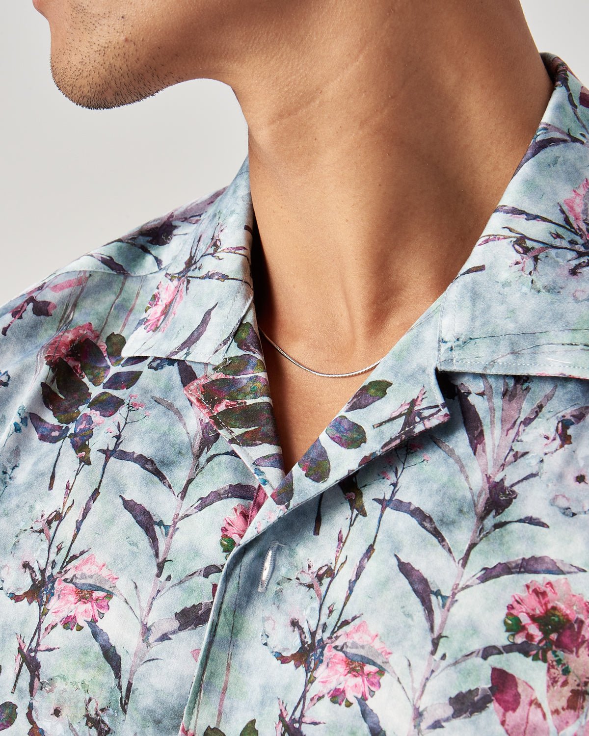 Japanese Garden Open Collar Shirt - Blake Mill