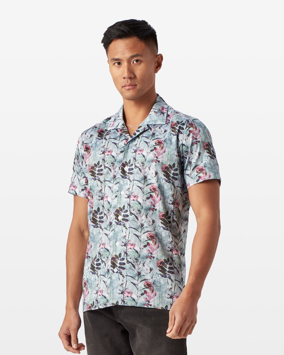 Japanese Garden Open Collar Shirt - Blake Mill