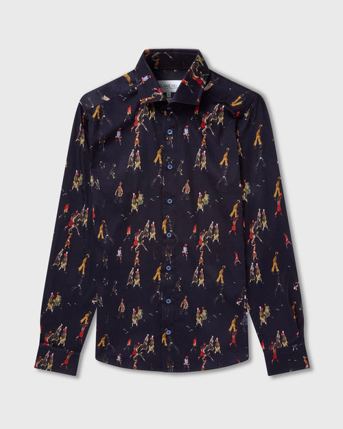 Lowry: Going to Work Shirt (Navy) - Blake Mill