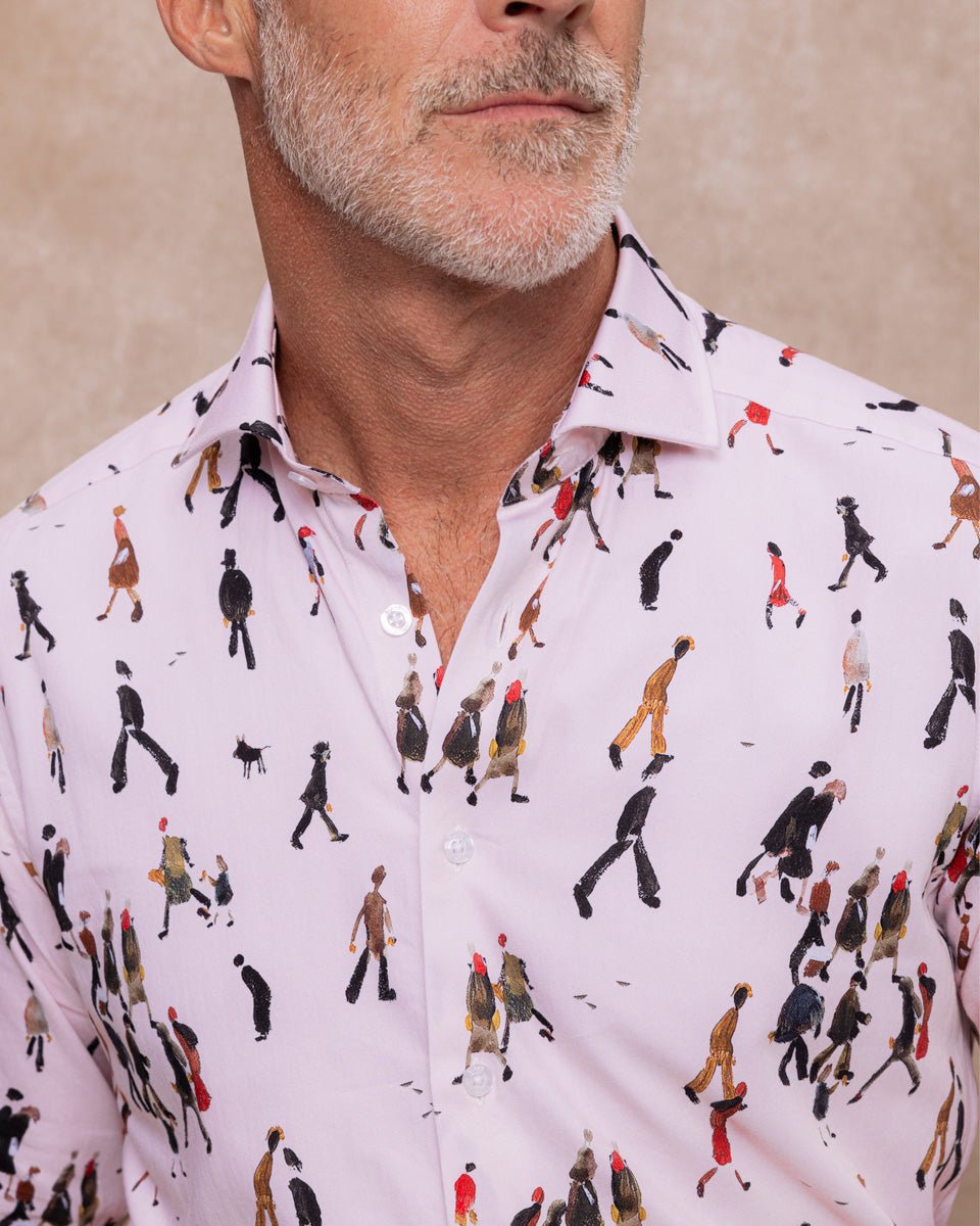 Lowry: Going To Work Shirt (Pink) - Blake Mill