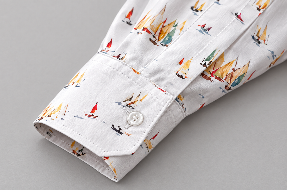 Lowry Yachts shirt cuff detail