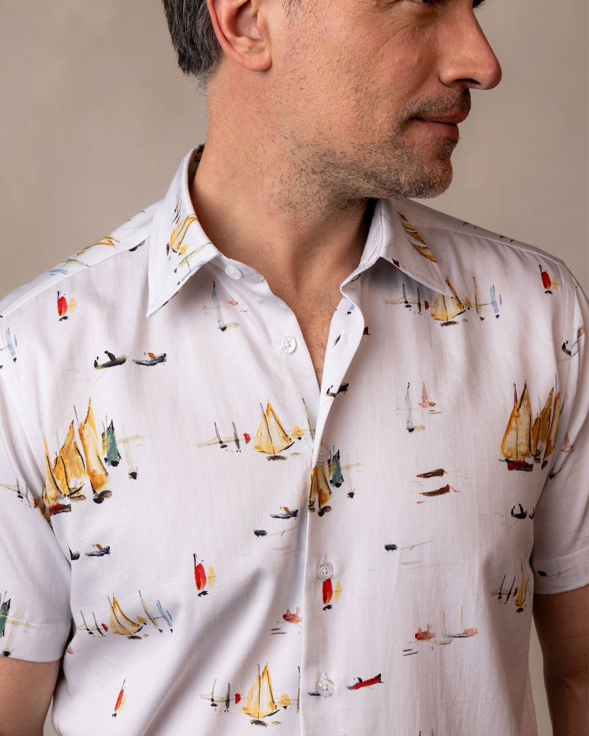 Lowry: Yachts Short Sleeve Shirt - Blake Mill