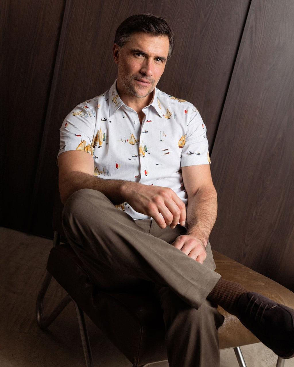 Lowry: Yachts Short Sleeve Shirt - Blake Mill