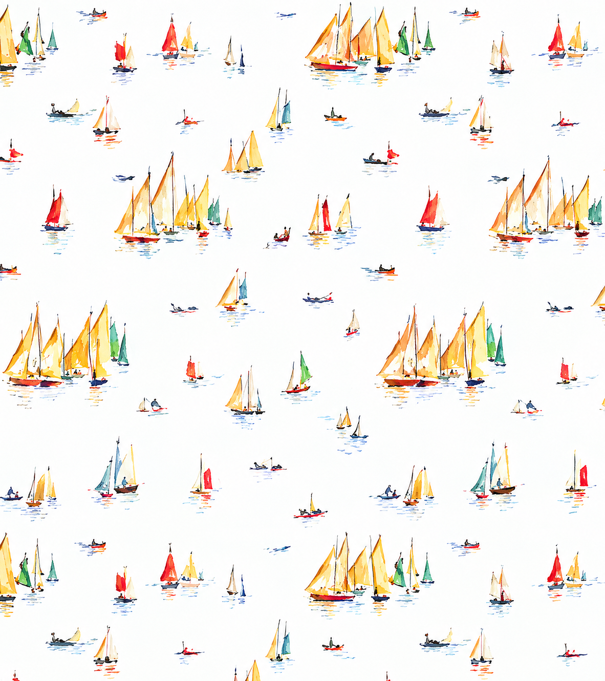 Lowry: Yachts print design
