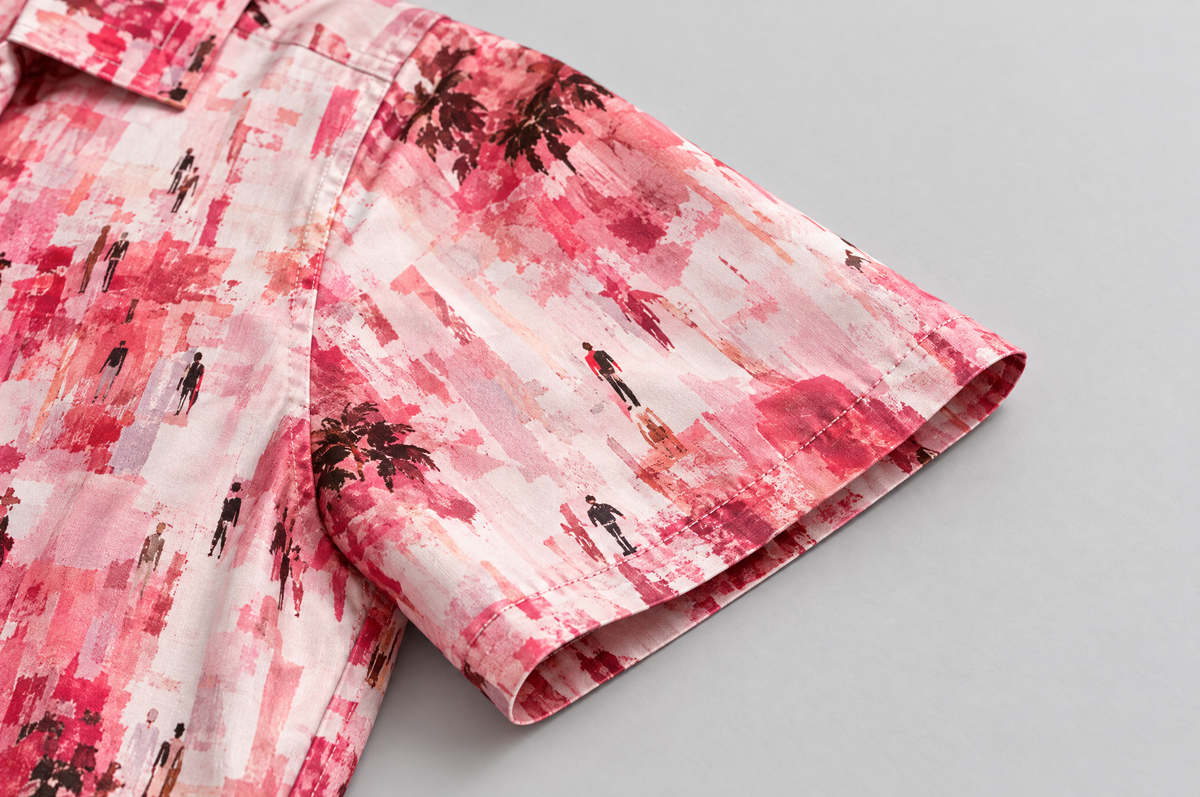 Manchester Dawn Short Sleeve shirt sleeve detail