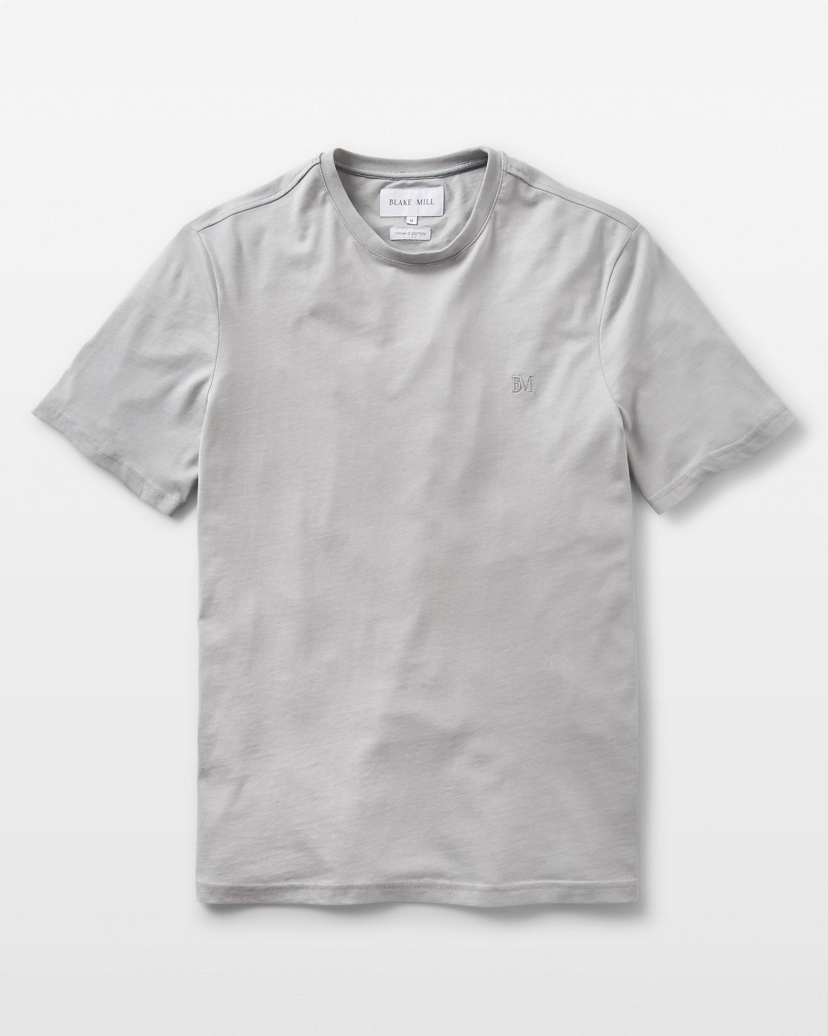 Mid Grey Organic Cotton T-Shirt - Blake Mill