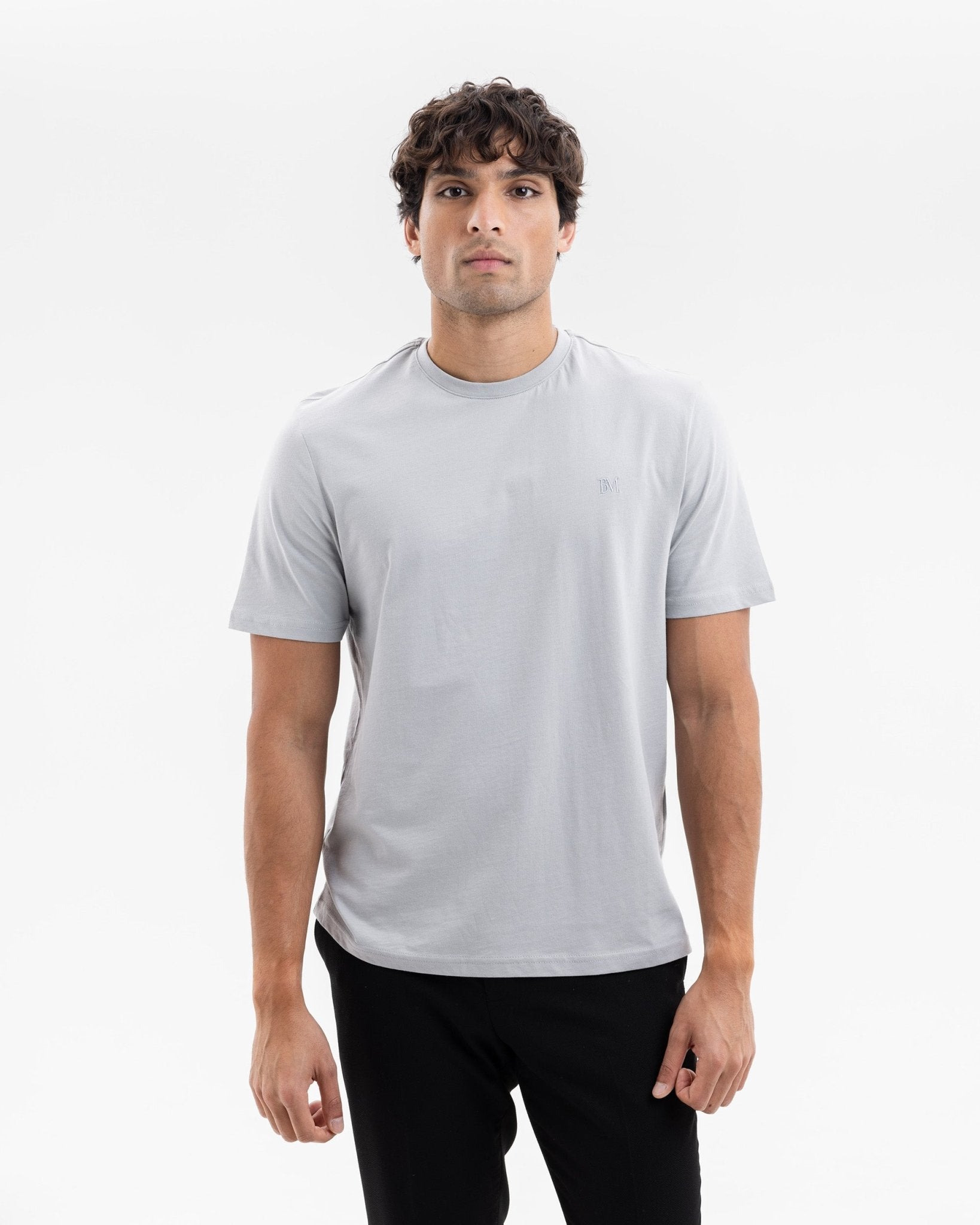 Mid Grey Organic Cotton T-Shirt - Blake Mill