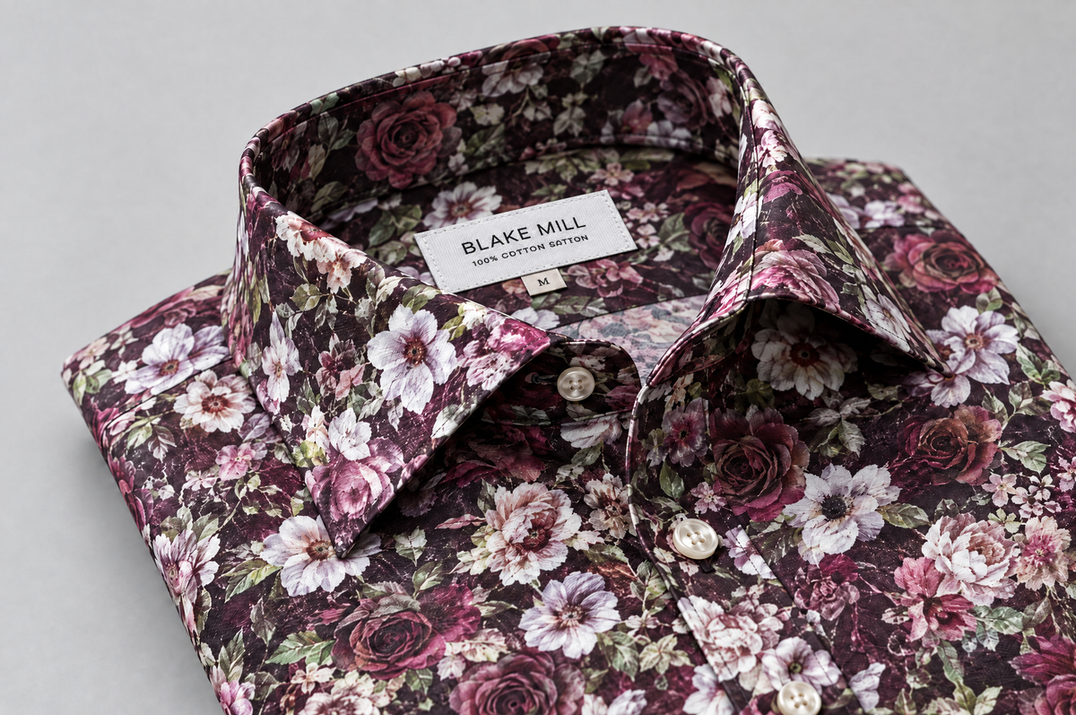 Name Of The Rose shirt collar detail