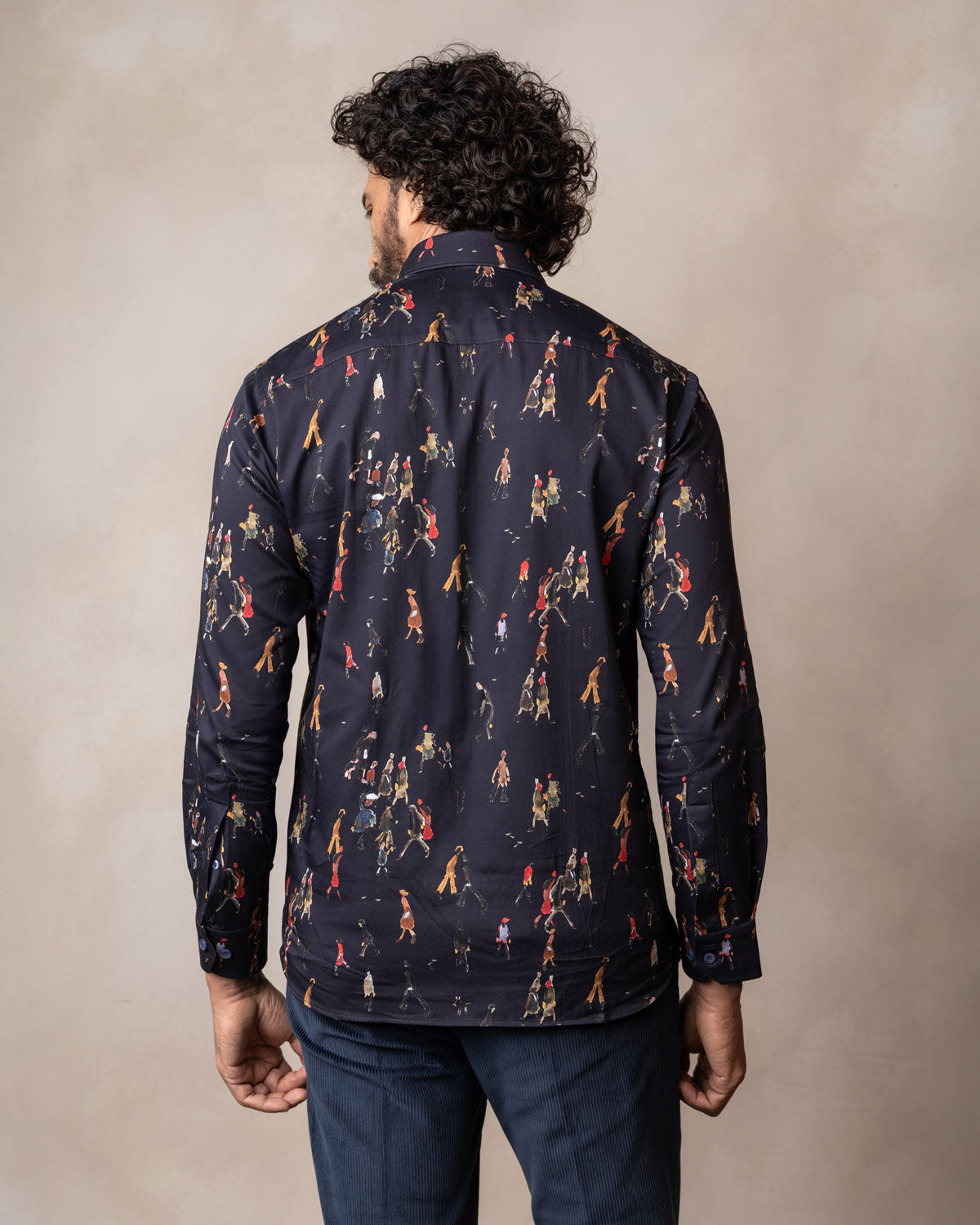 Lowry: Going to Work Shirt (Navy)