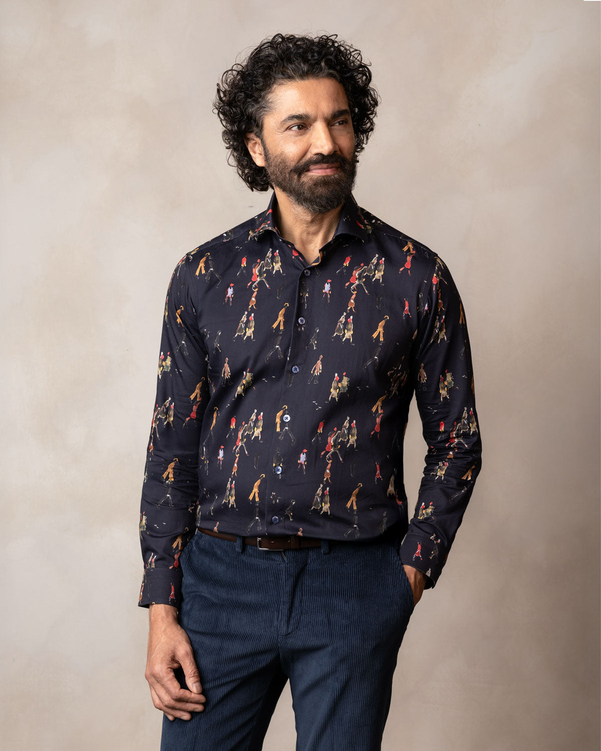 Lowry: Going to Work Shirt (Navy)