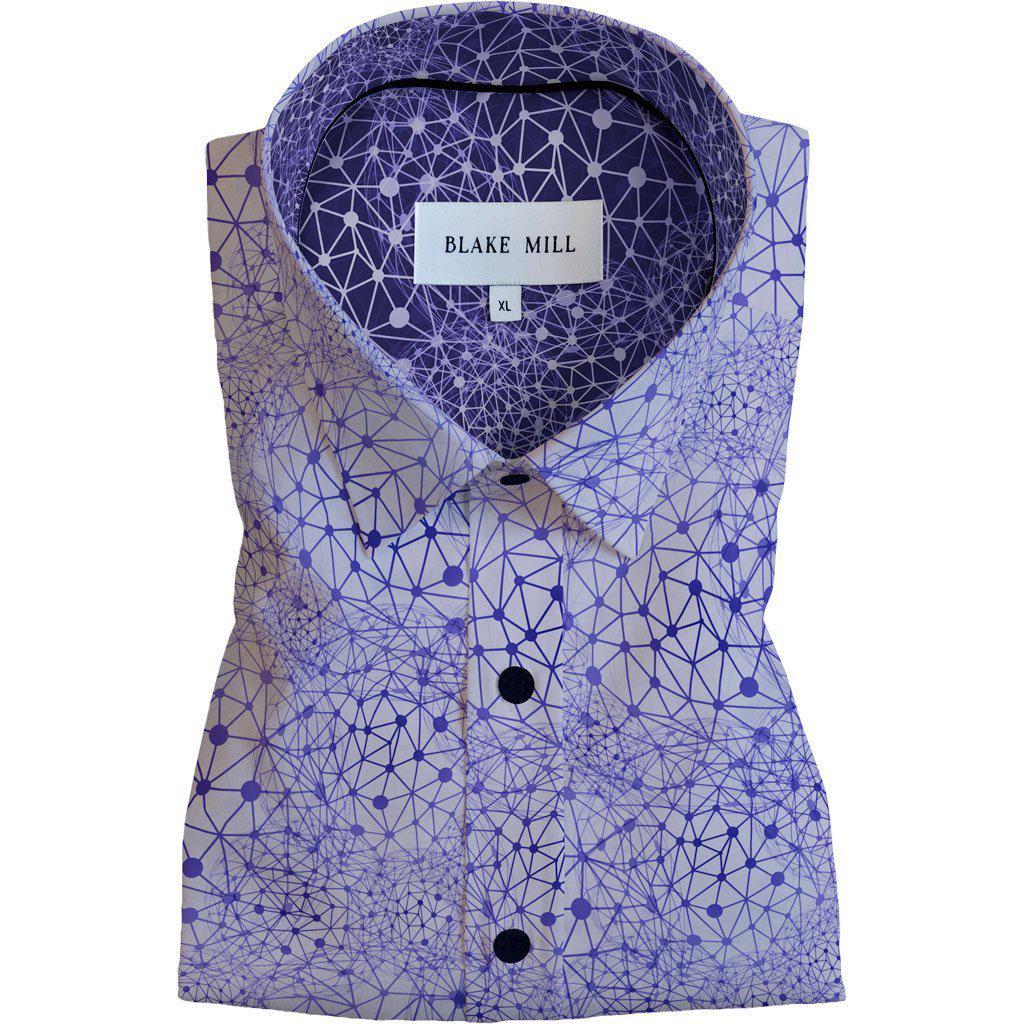 Neural Pathways Hidden Button Shirt - Blake Mill