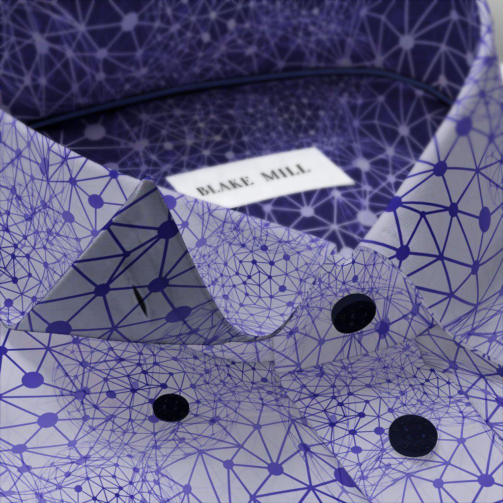 Neural Pathways Hidden Button Shirt - Blake Mill