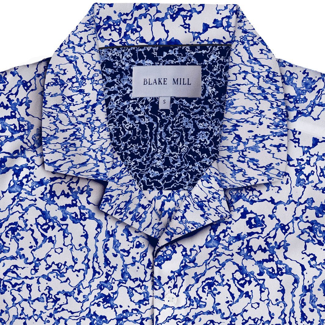 Nile Delta Open Collar Shirt - Blake Mill