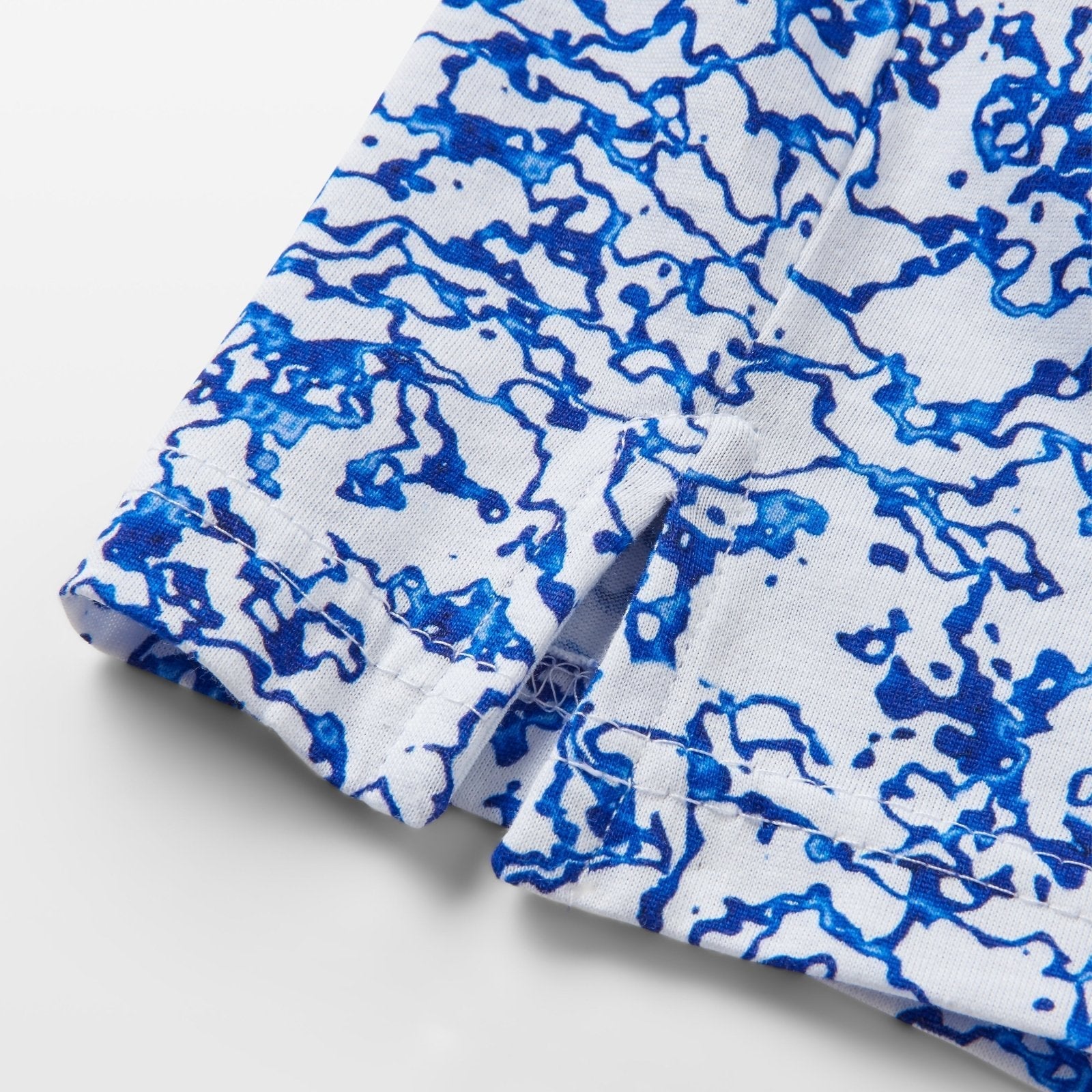 Nile Delta Printed Jersey Polo - Blake Mill