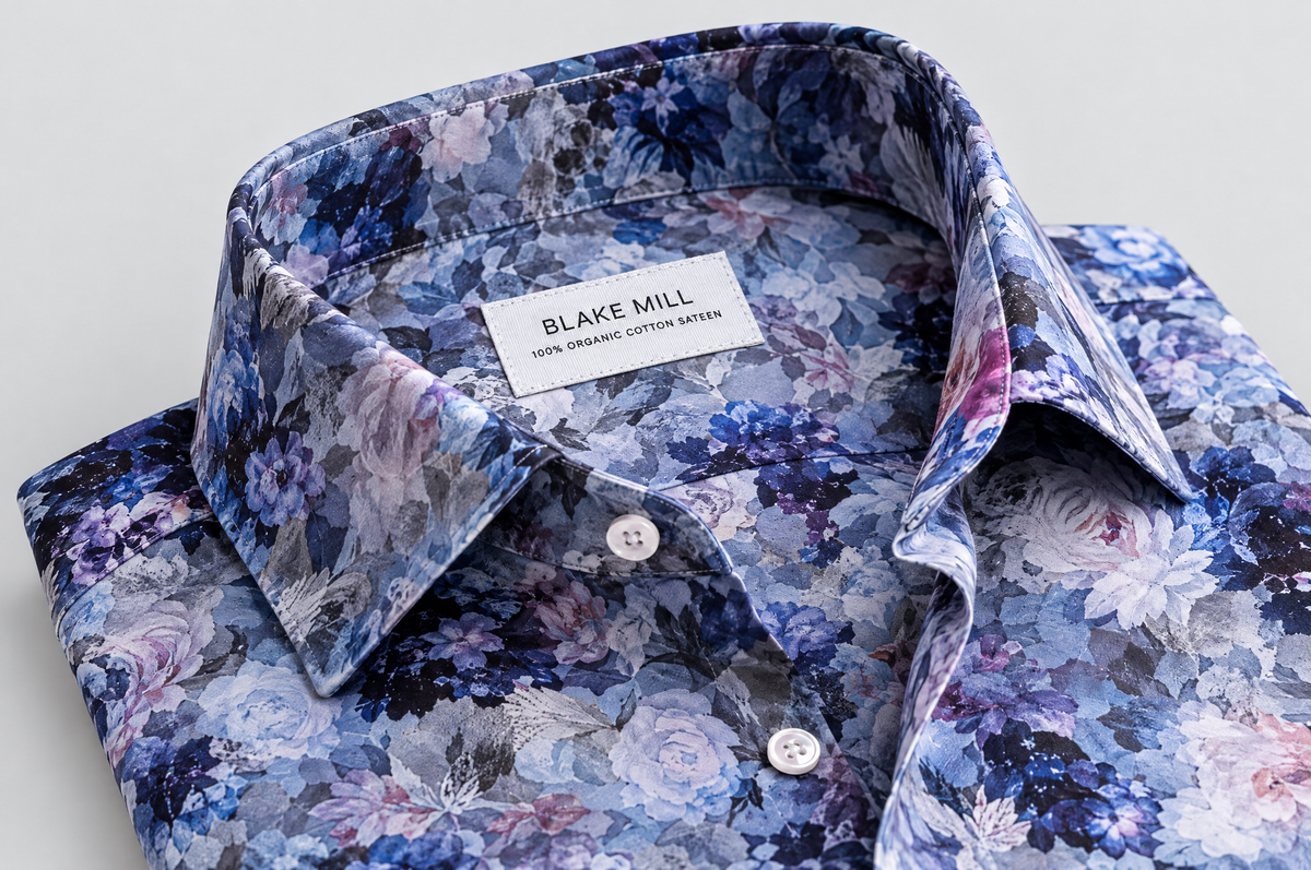 Phantom Garden shirt collar detail