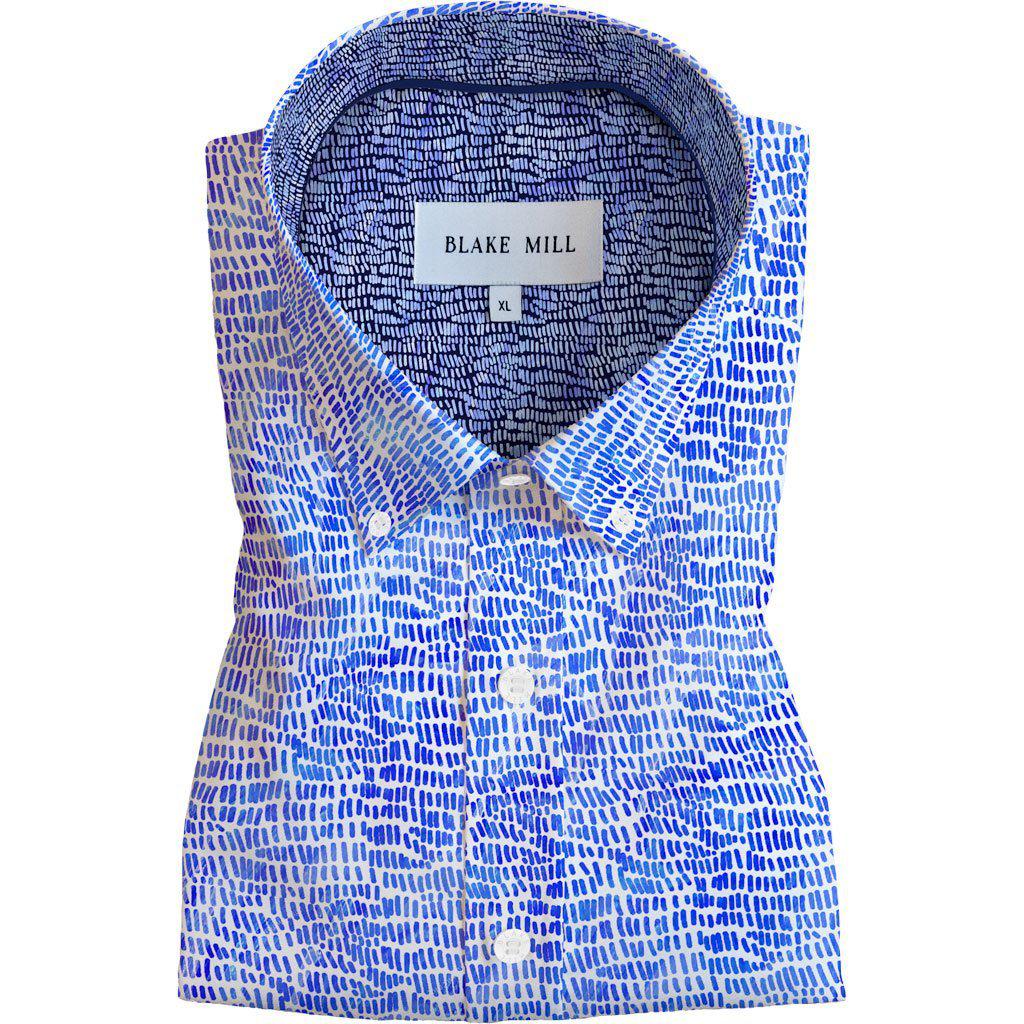 Picasso Blue Button - Down Shirt - Blake Mill