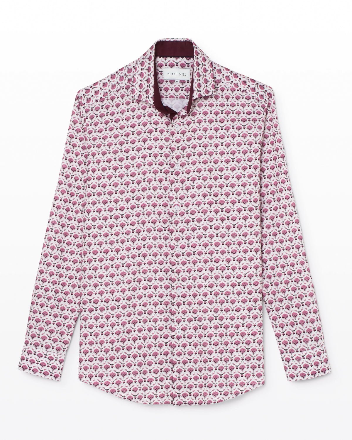 Pink Geo Flora Shirt - Blake Mill