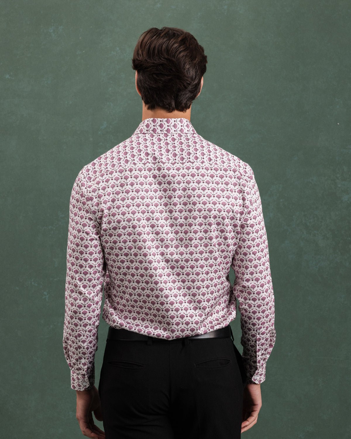 Pink Geo Flora Shirt - Blake Mill