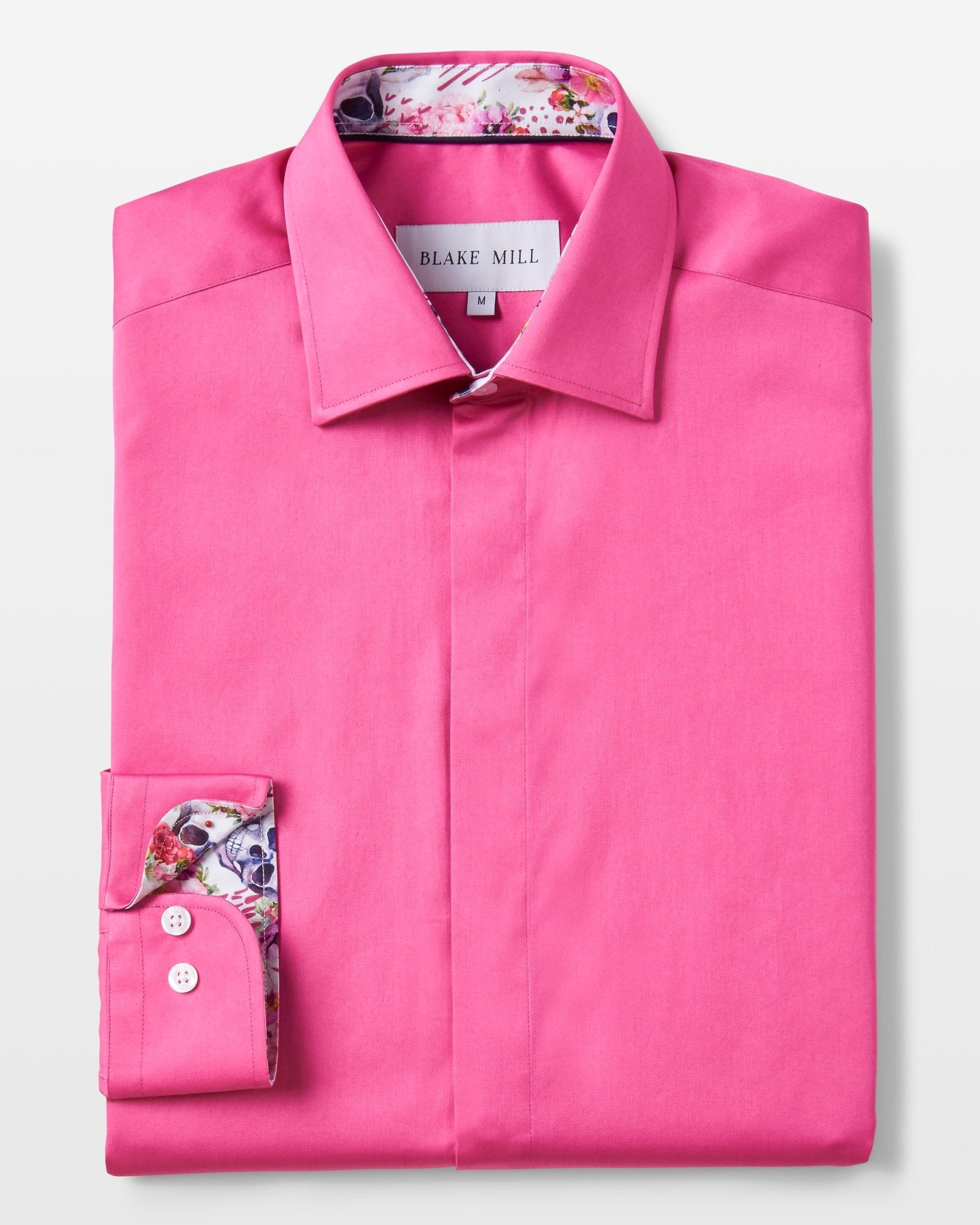 Pink with Dia De Muertos Accent Shirt - Blake Mill