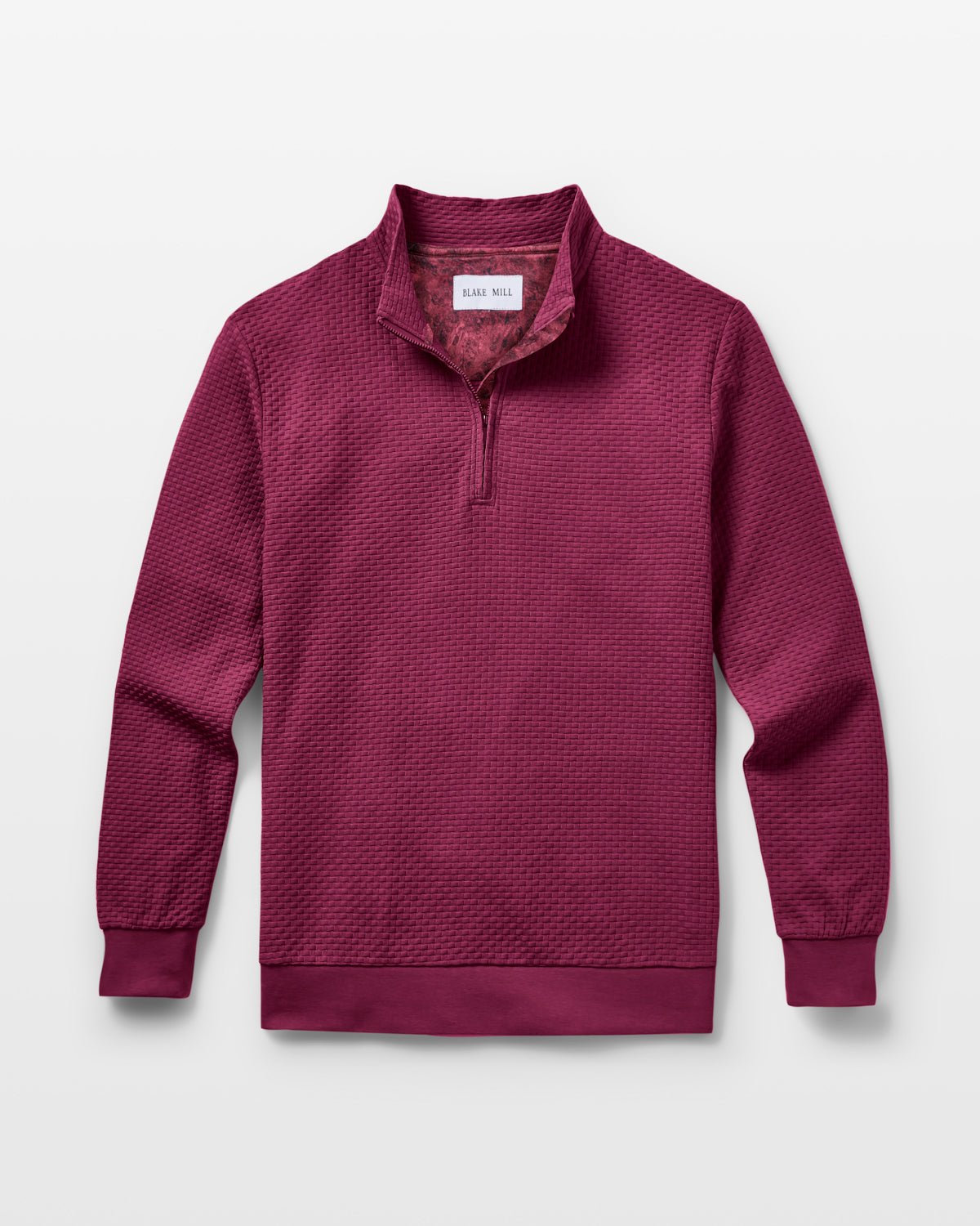 Plum with Times March Quarter Zip Jersey - Blake Mill