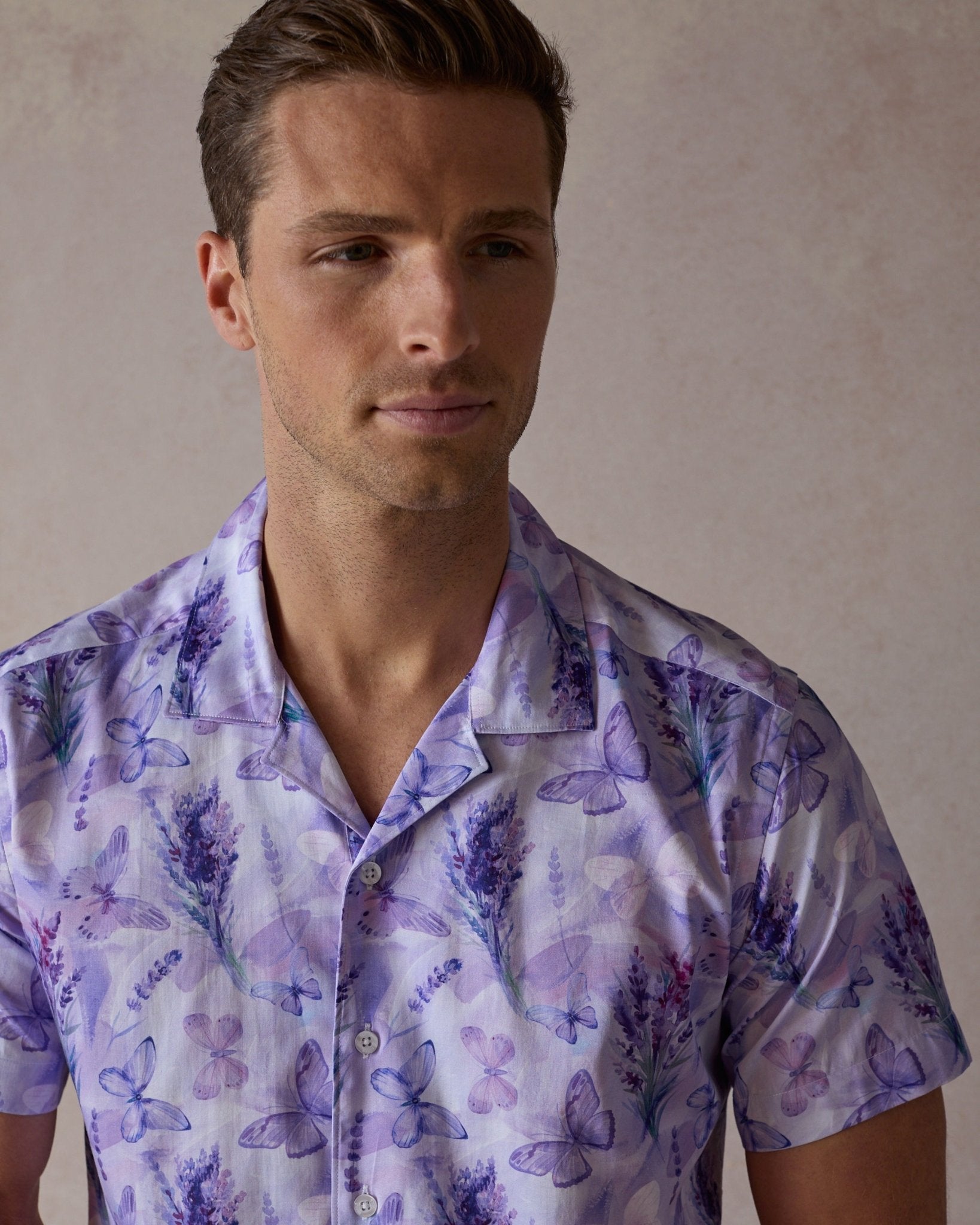 Provence Open Collar Shirt - Blake Mill