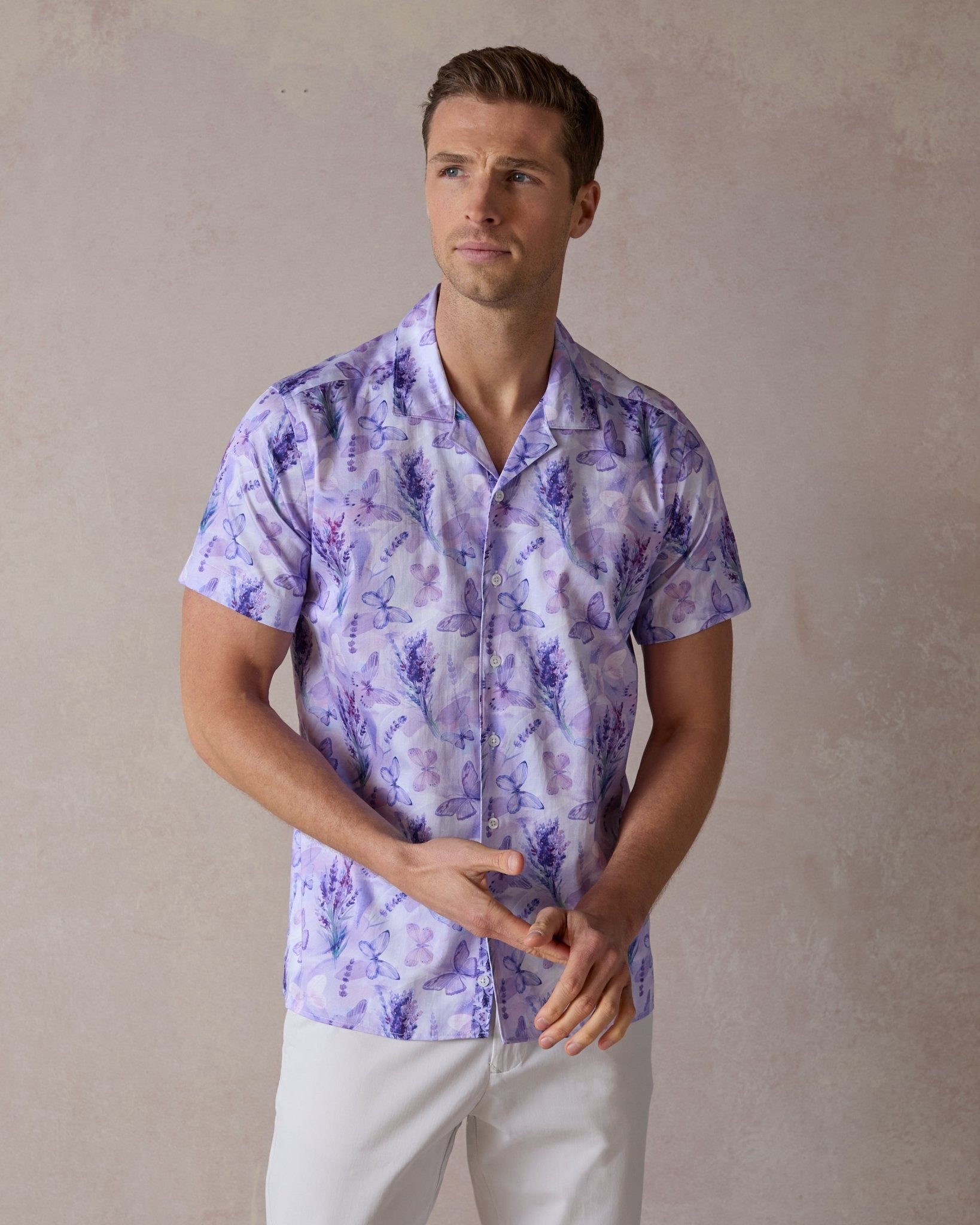 Provence Open Collar Shirt - Blake Mill