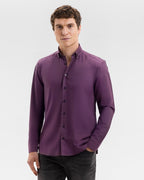 Purple Oxford with Mind Maps Accents Button - Down Shirt - Blake Mill