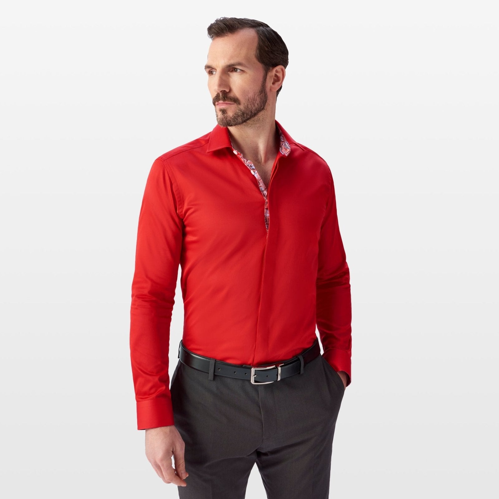 Red with Popart Accent Shirt - Blake Mill