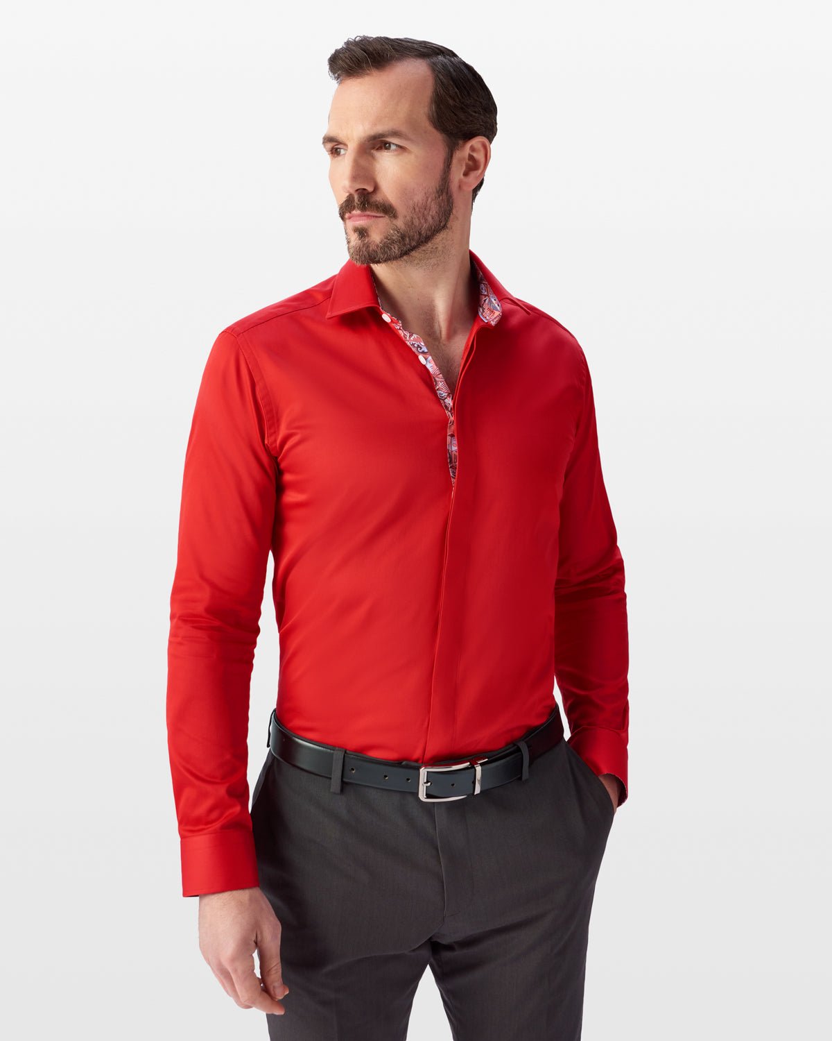 Red with Popart Accent Shirt - Blake Mill