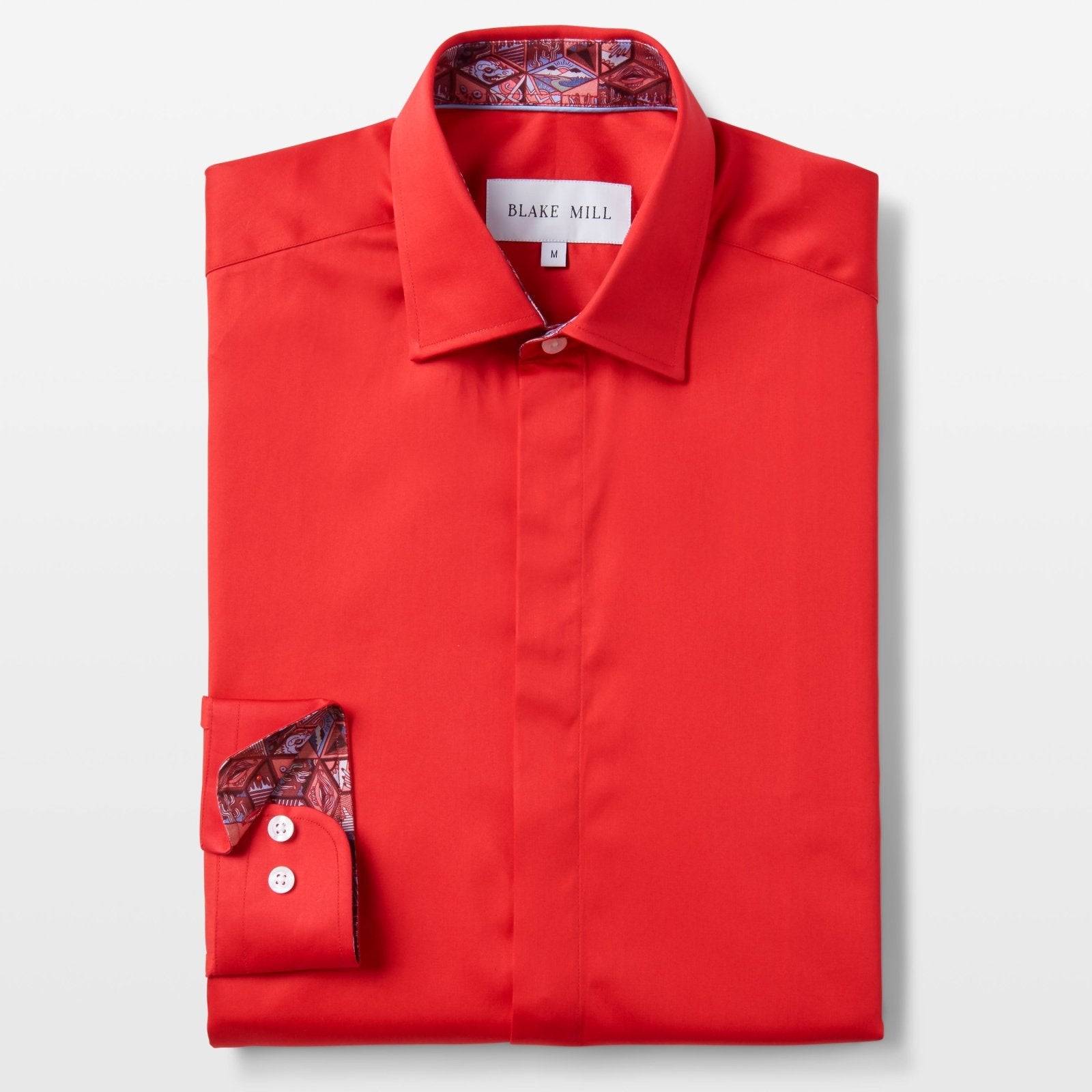 Red with Popart Accent Shirt - Blake Mill