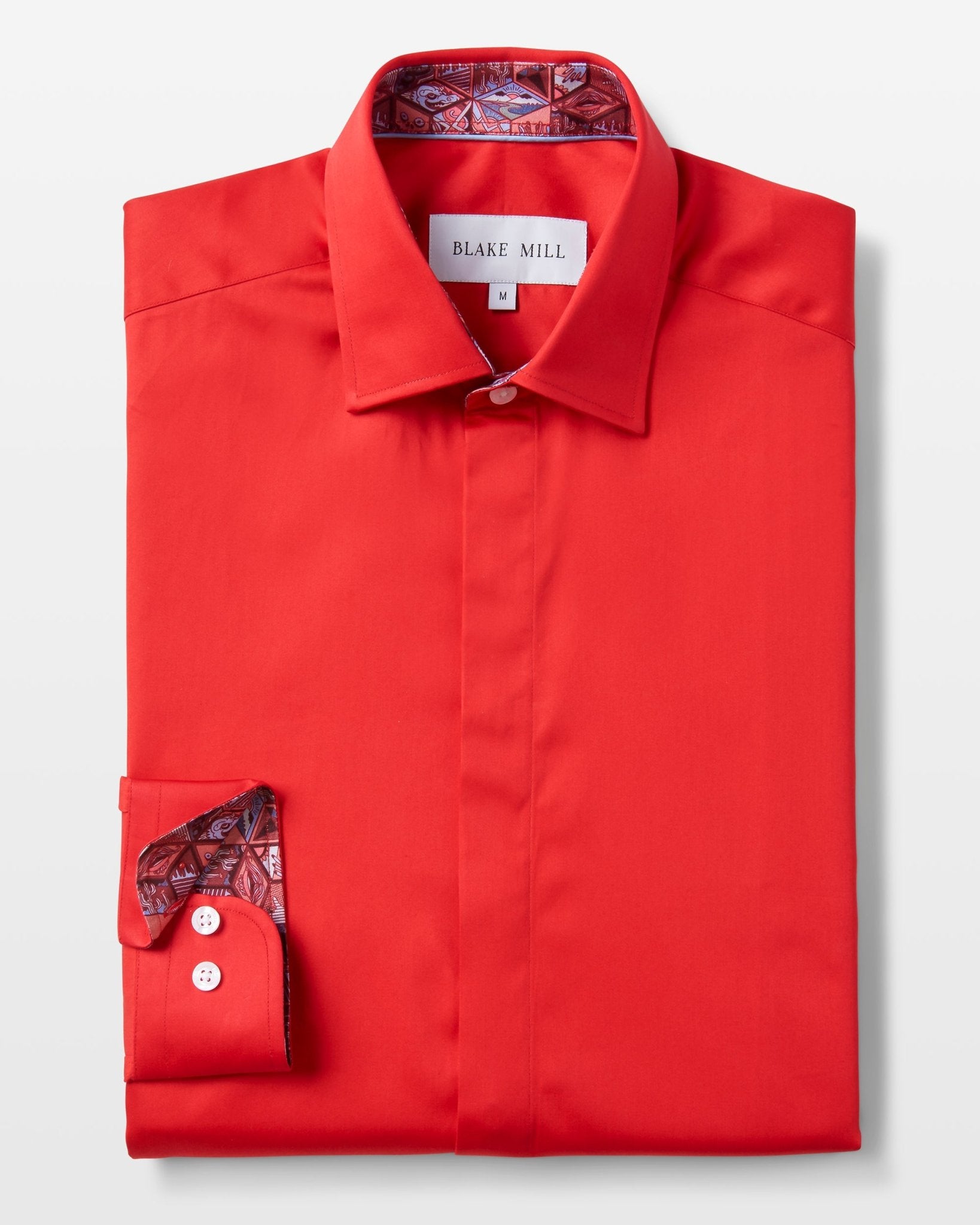 Red with Popart Accent Shirt - Blake Mill