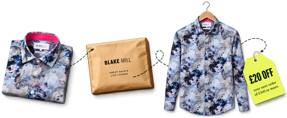Printed shirts and a Blake Mill package arranged for the Revive programme