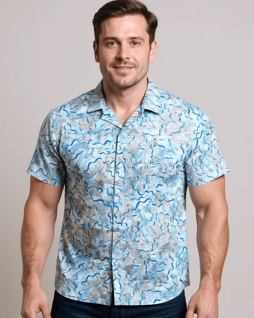 Riptide Open Collar Shirt - Blake Mill