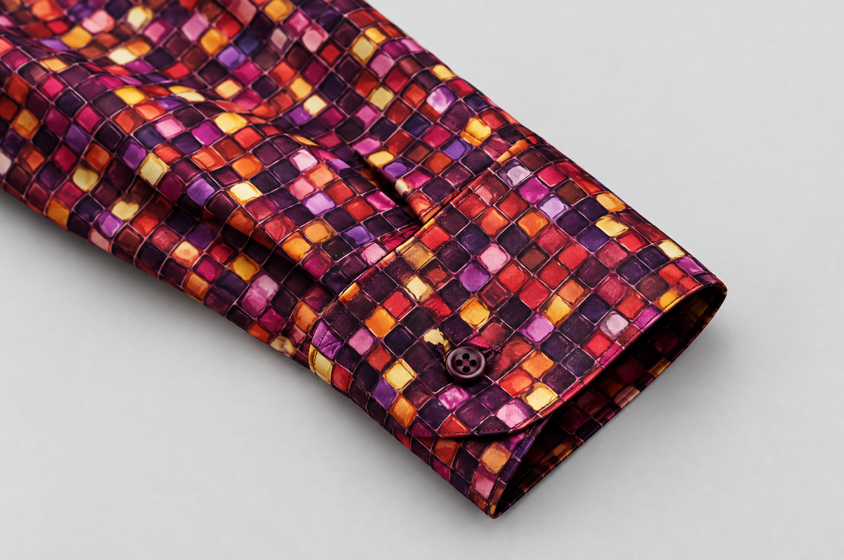 Rogue Wine shirt cuff detail