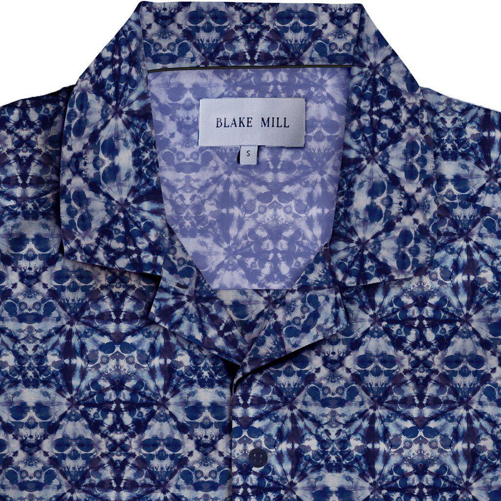 Rorschach Skulls Open Collar Shirt - Blake Mill