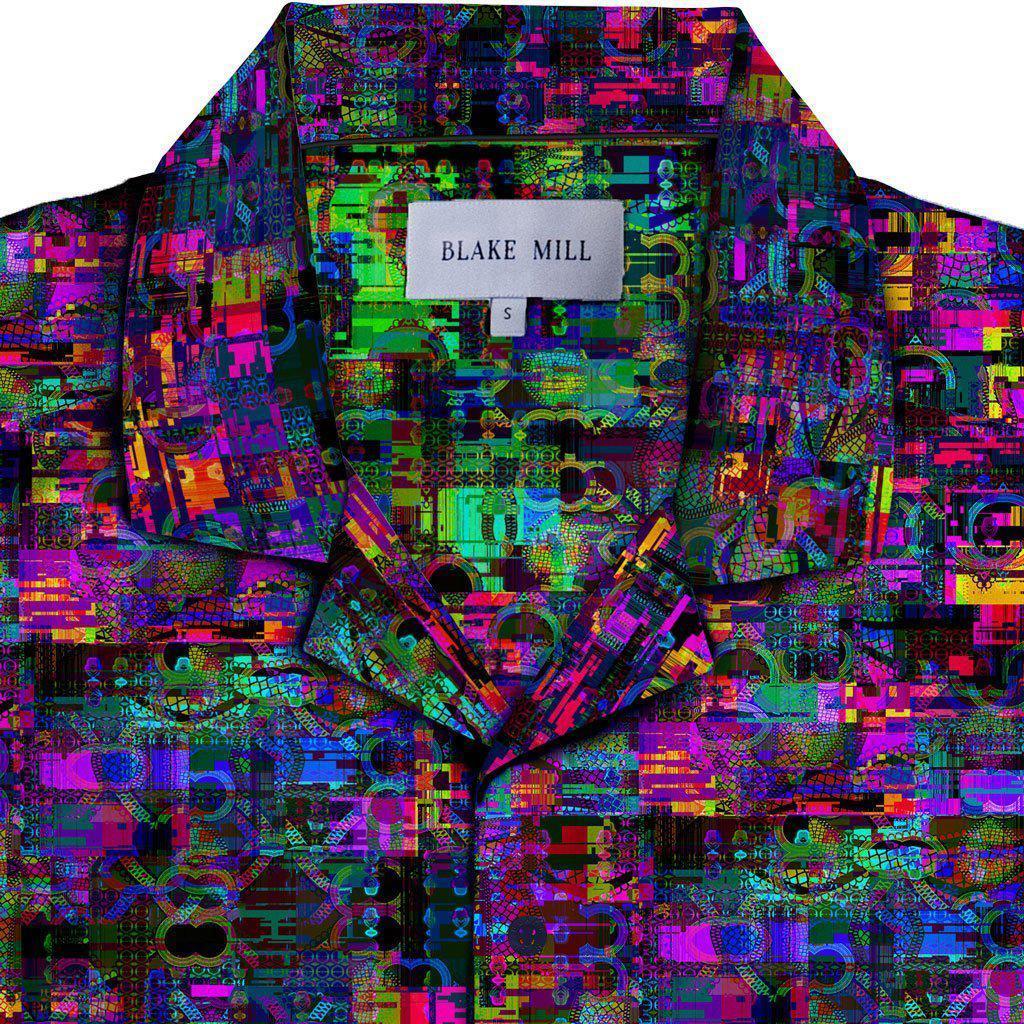 Satellite Interference Open Collar Shirt - Blake Mill